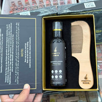 Pretty Shine Hair Growth And Black Hair color Oil With Comb.