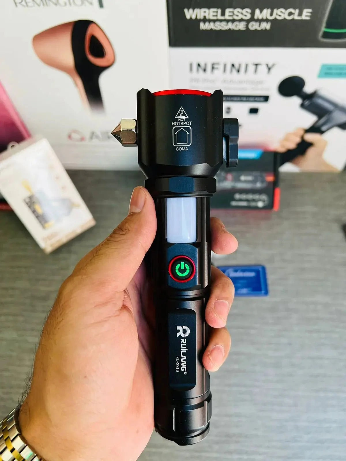 Multifunctional Portable Emergency Flashlight LED Torch Light